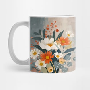 Wildflower - Vintage Floral Botanical Baga Mug